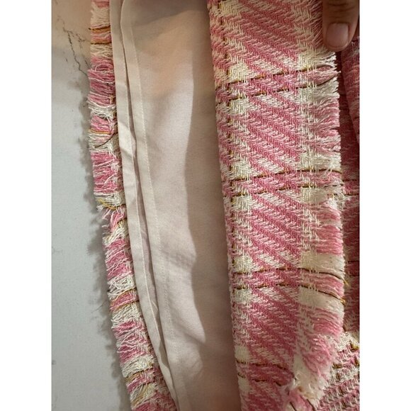 NWOT Endless Rose Dress Women’s Small Pink Tweed Corset Sweetheart Preppy Spring - Picture 13 of 16